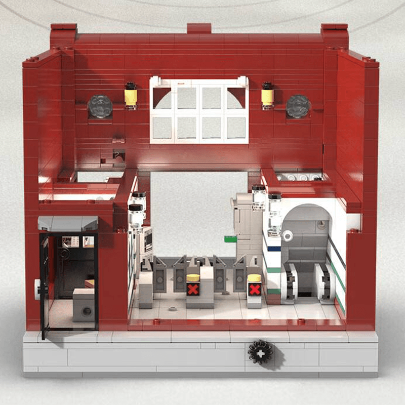 Brickadilly Circus London Station | 1835pcs