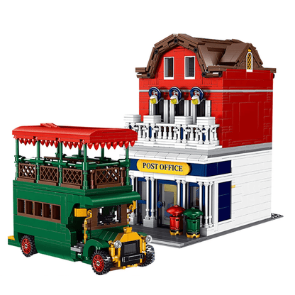British Post Office with Bus | 2178pcs