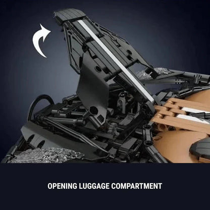 W16 Voiture Noire | 4687pcs