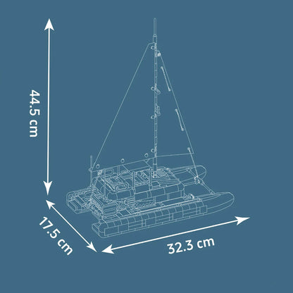 Luxury Catamaran Yacht | 889pcs
