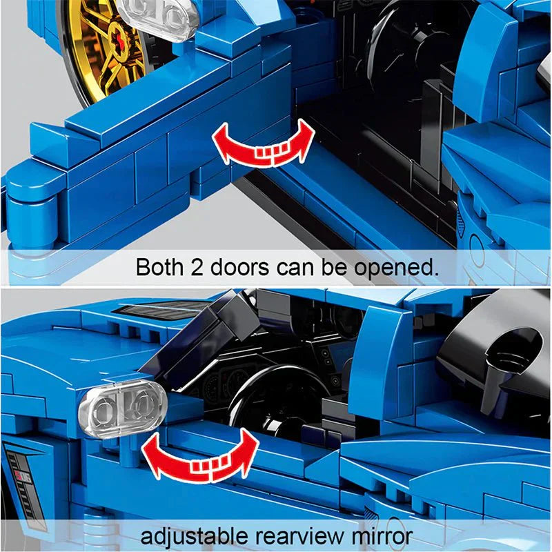American V8 Sports Coupe | 668pcs