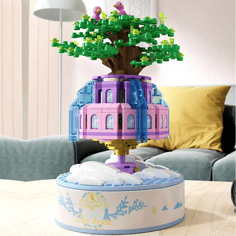 City in the Sky Music Box | 457pcs