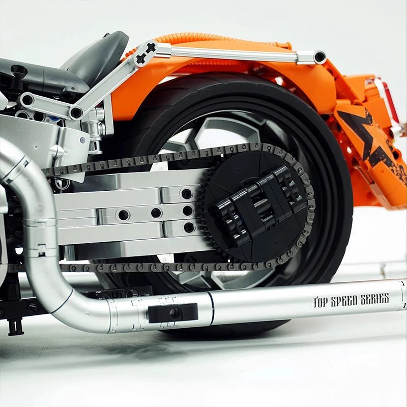 Custom V-Twin Street Bagger | 2392pcs