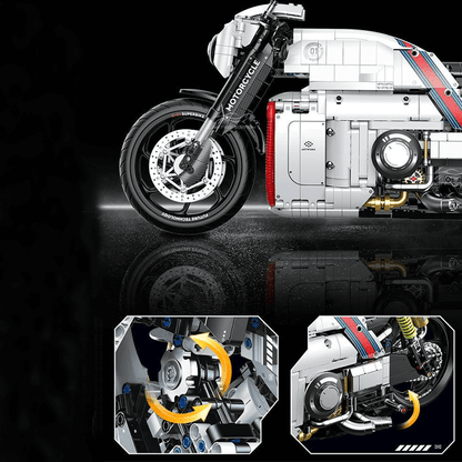 Cyberpunk Mecha Sport Bike | 2615pcs
