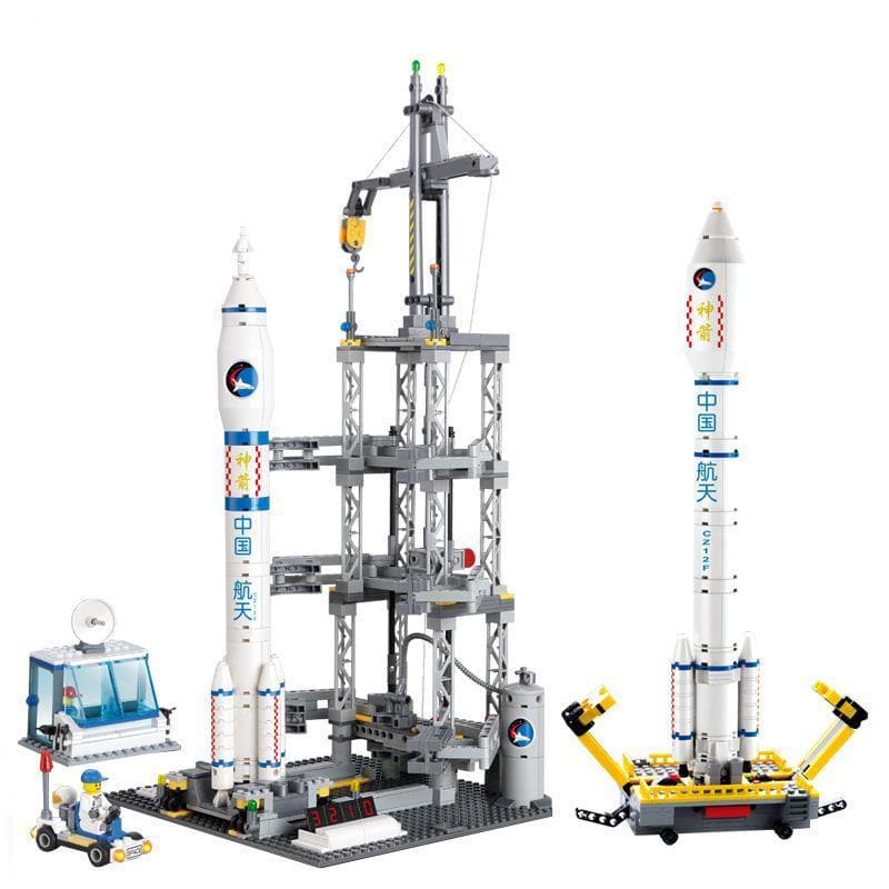 CZ-2F Space Rocket Launch Station | 822pcs