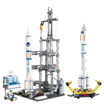 CZ-2F Space Rocket Launch Station | 822pcs