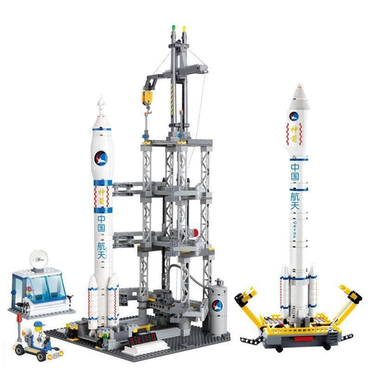 CZ-2F Space Rocket Launch Station | 822pcs
