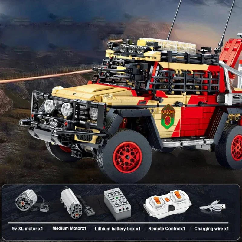 Jurassic Dino Hunter Off-Road Truck | 2453pcs