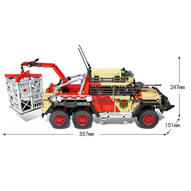 Jurassic Dino Hunter Off-Road Truck | 2453pcs