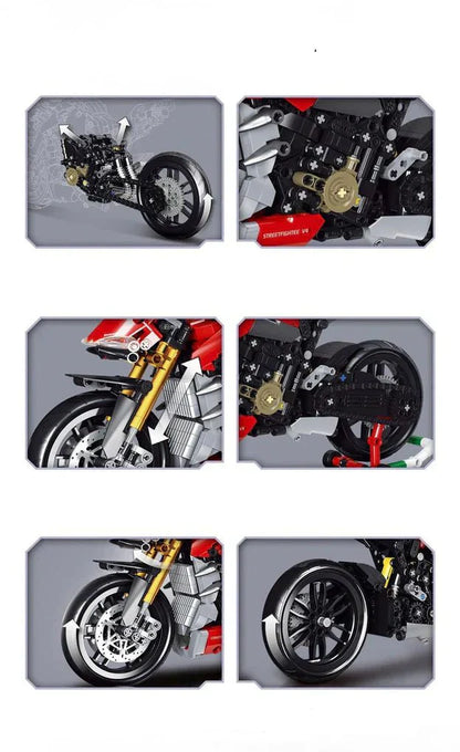 Naked Streetfighter Bike | 827pcs