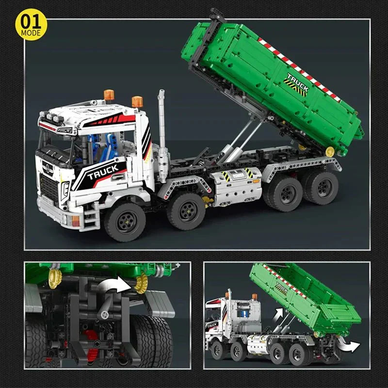Dump Truck with Trailer | 2950pcs