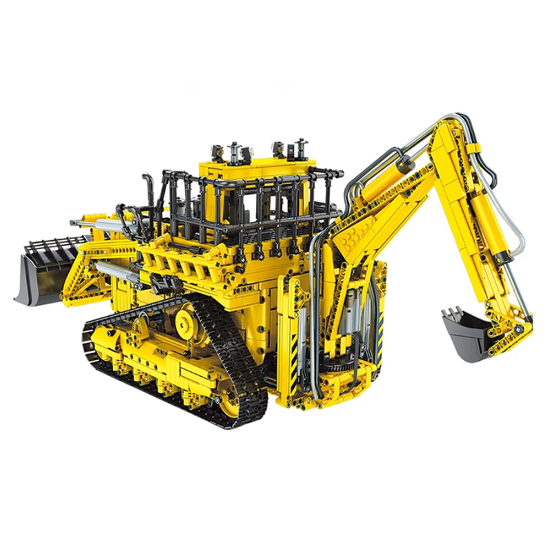 Remote Controlled Pneumatic Backhoe Loader 3962pcs – Motor Builds