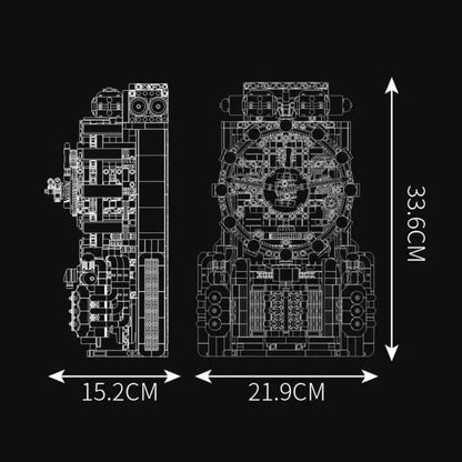 Engine Clock Technic | 1601pcs