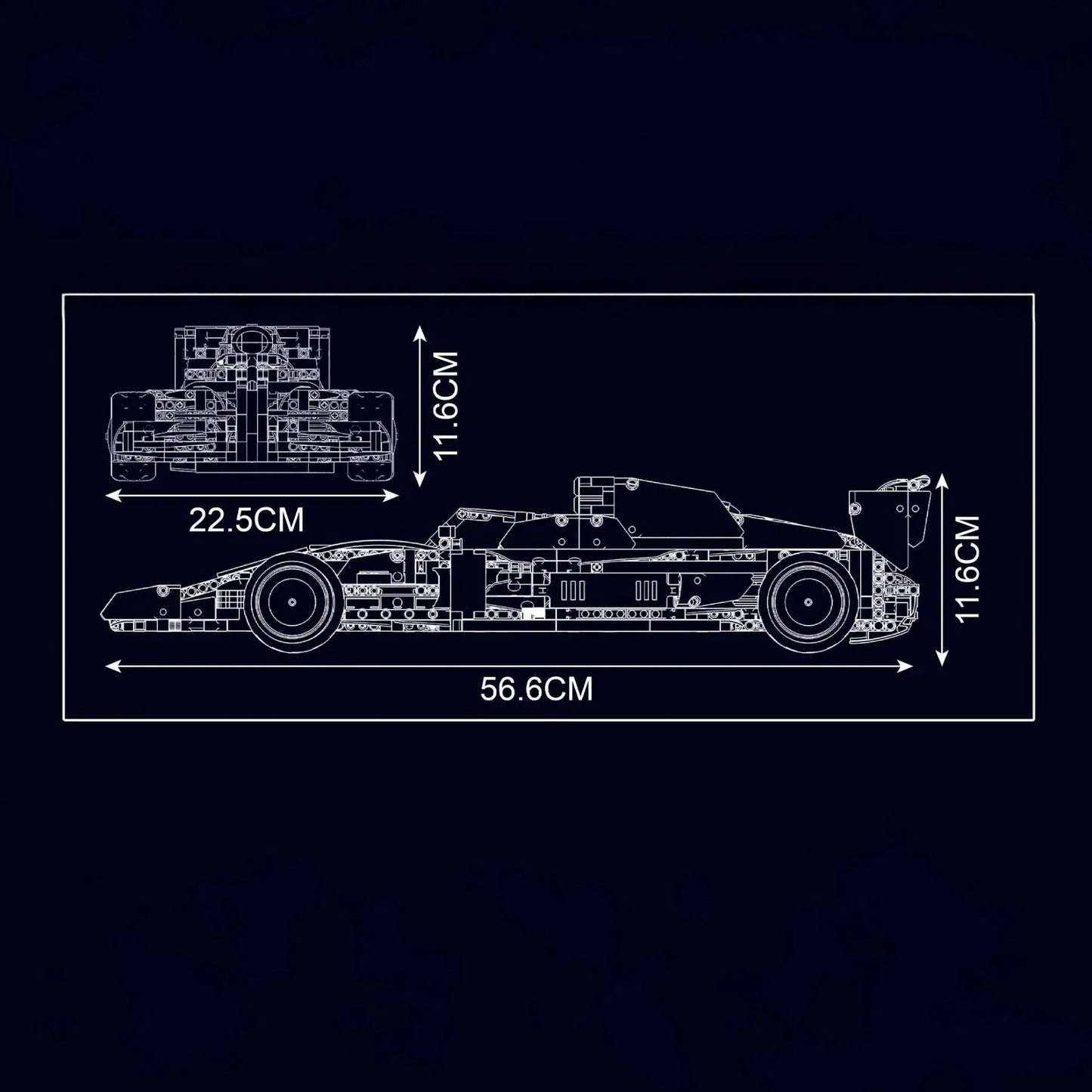 2020 Championship-Winning F1 Car | 1256pcs