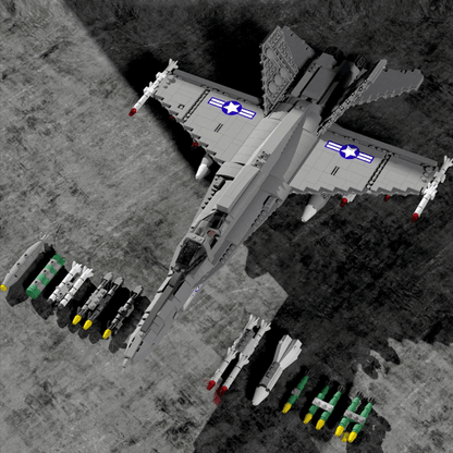F18 Fighter Jet | 1386pcs