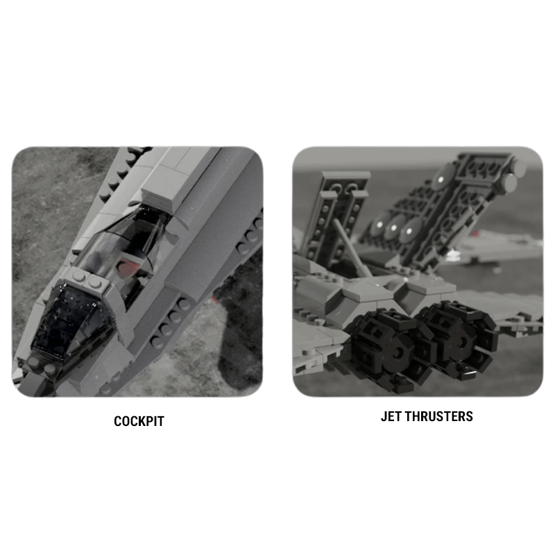 F18 Fighter Jet | 1386pcs