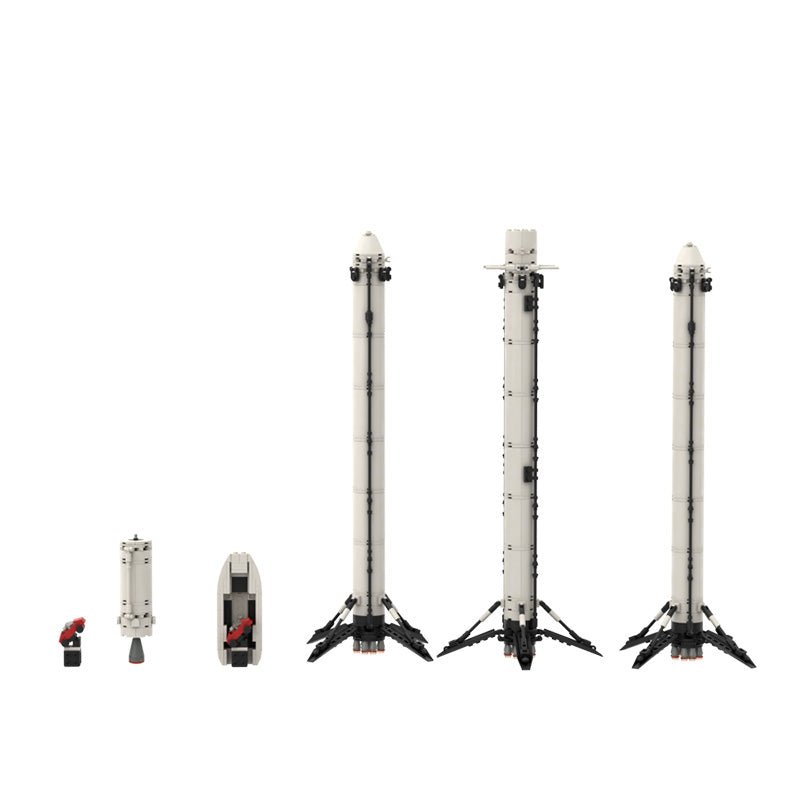 Falcon Heavy Rocket | 713pcs