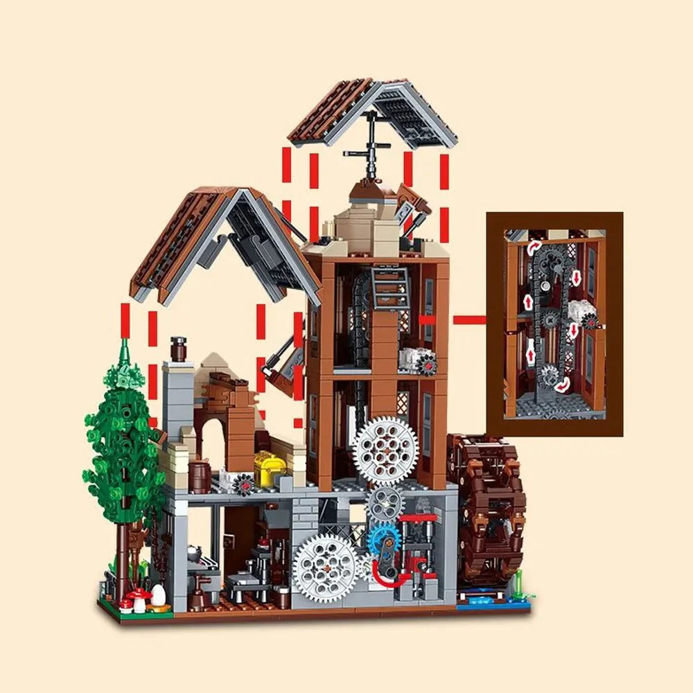 Farm House Modular Buildings | 1580pcs
