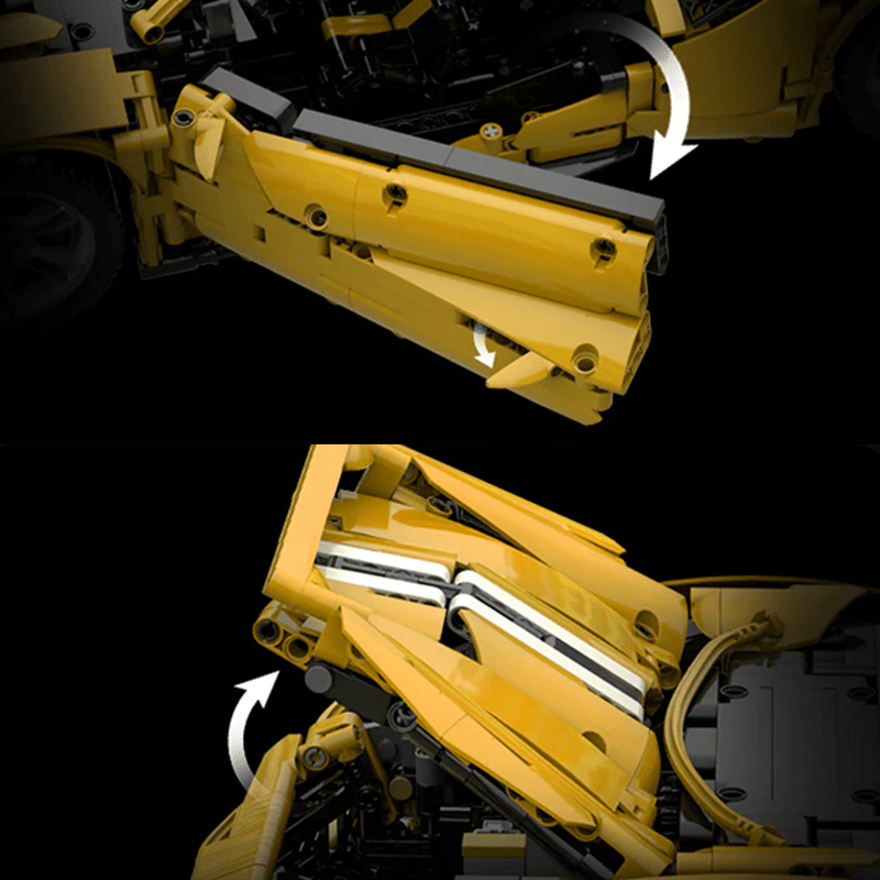 V8 F488 Italian Track Supercar Yellow | 3187pcs