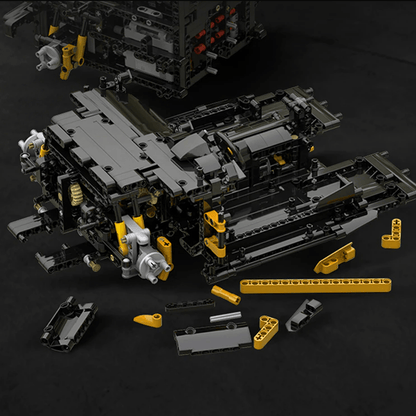 V8 F488 Italian Track Supercar Yellow | 3187pcs