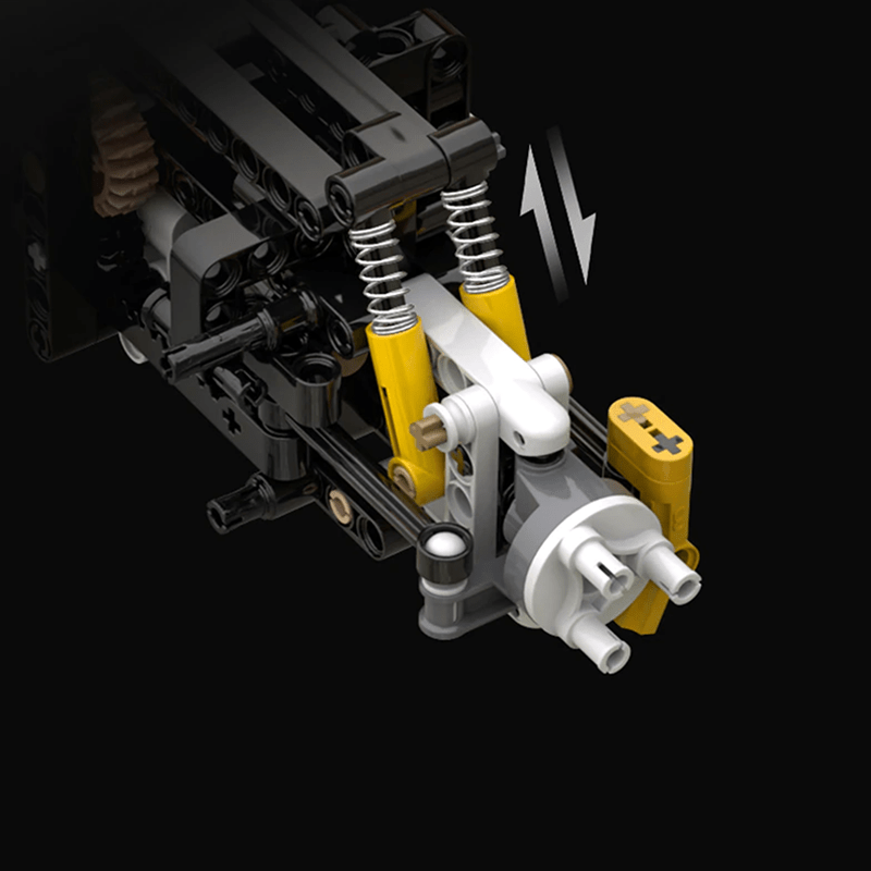V8 F488 Italian Track Supercar Yellow | 3187pcs