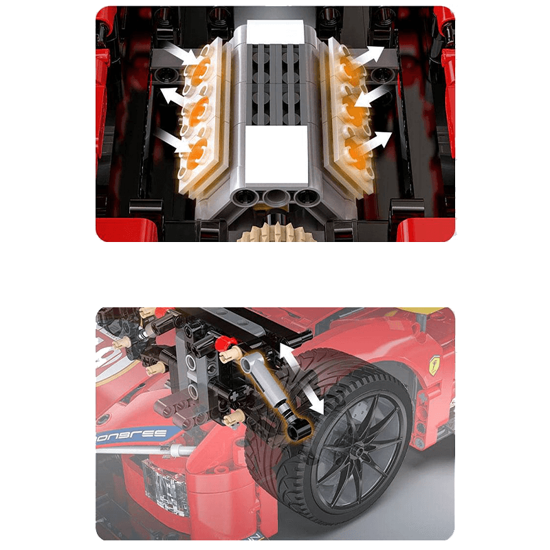 Le Mans Hybrid Prototype 499p | 1517pcs
