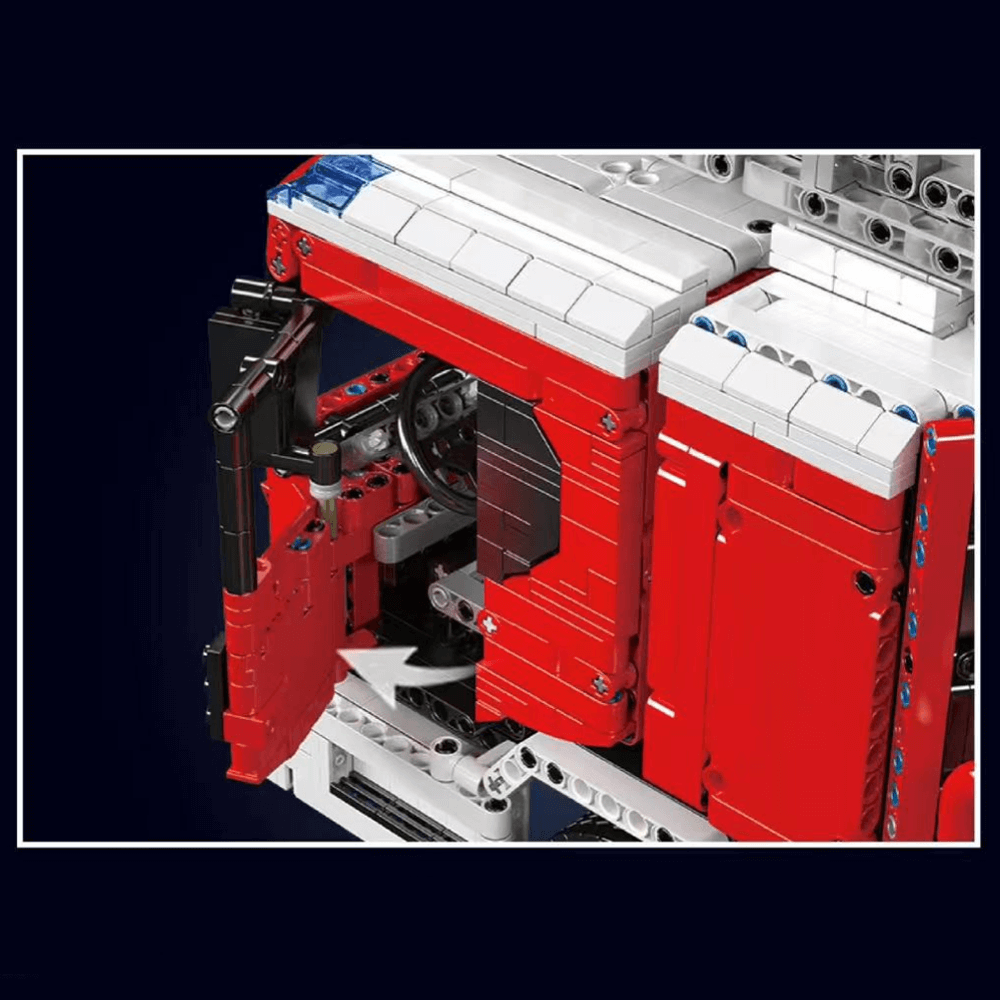 Fire Rescue Ladder Truck | 4885pcs