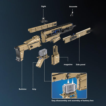 FN SCAR 17S Assault Rifle | 1406pcs