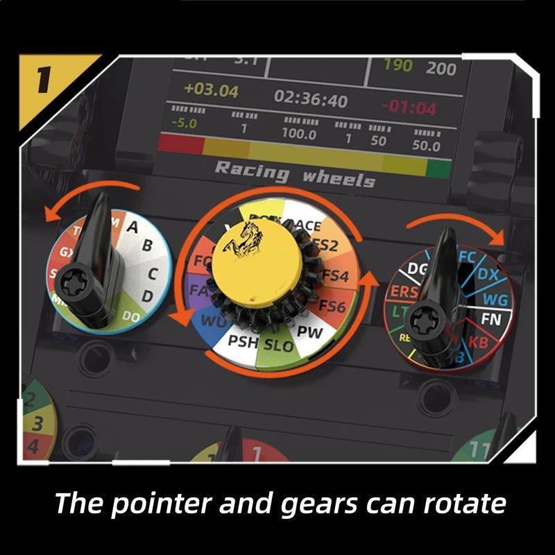 1:1 Formula Racing Steering Wheel | 849pcs