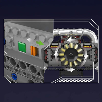 Functional Flat 6 Boxer Engine | 2374pcs