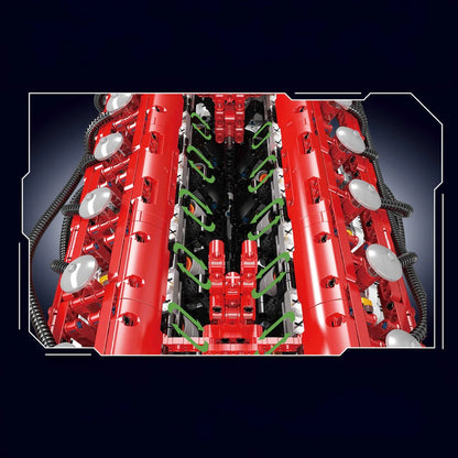 Functional V12 Engine & Gearbox | 3471pcs