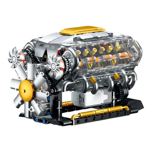 Functional V8 Engine Model | 691pcs