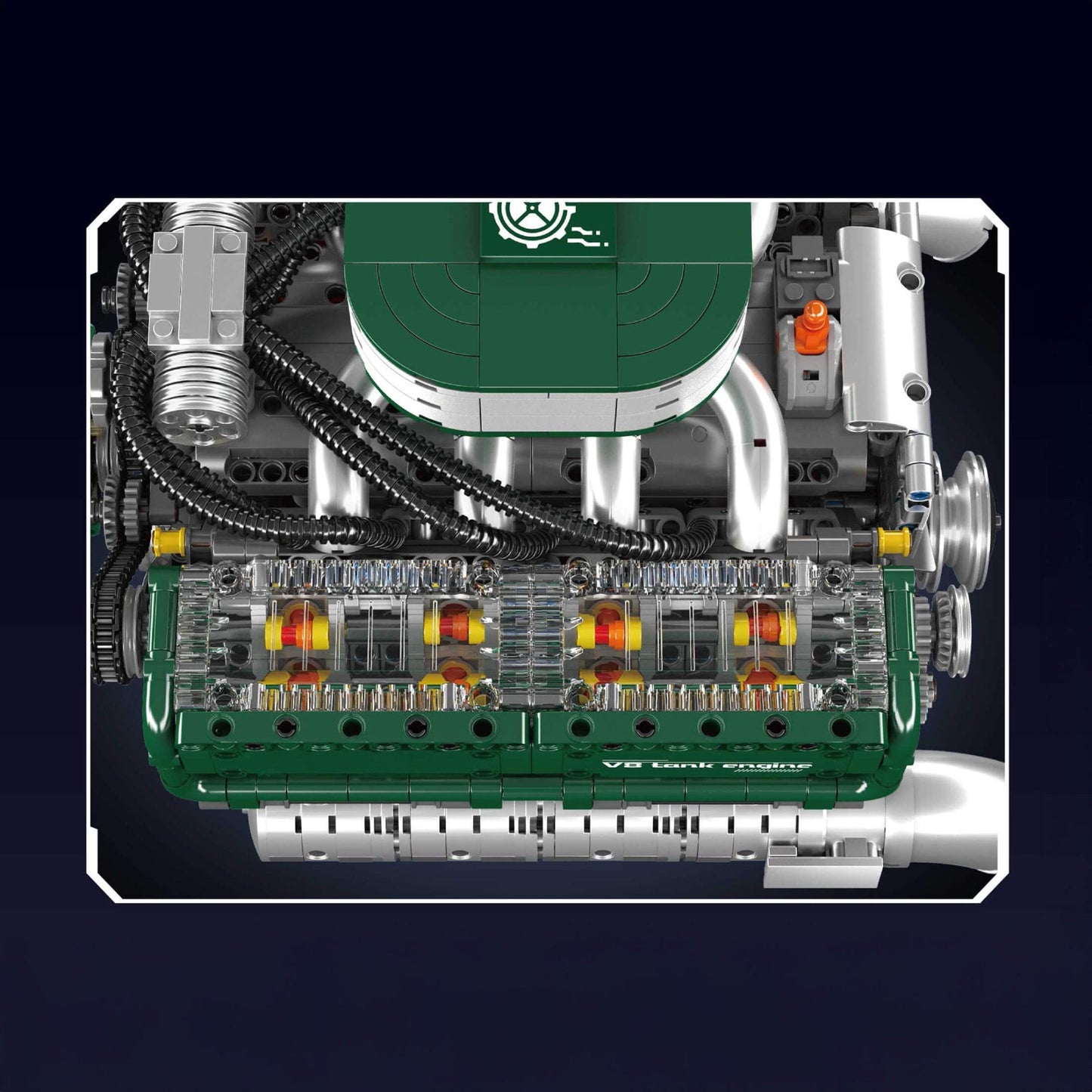 Functional V8 Tank Engine | 2250pcs