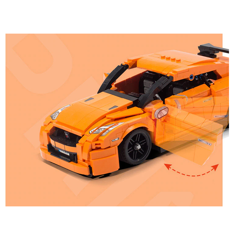 R35 GTR Godzilla Orange | 908pcs