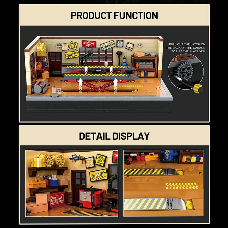 Vintage Auto Garage | 749pcs