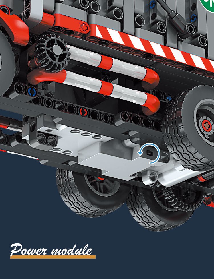 Urban Garbage Collection Truck | 1689pcs