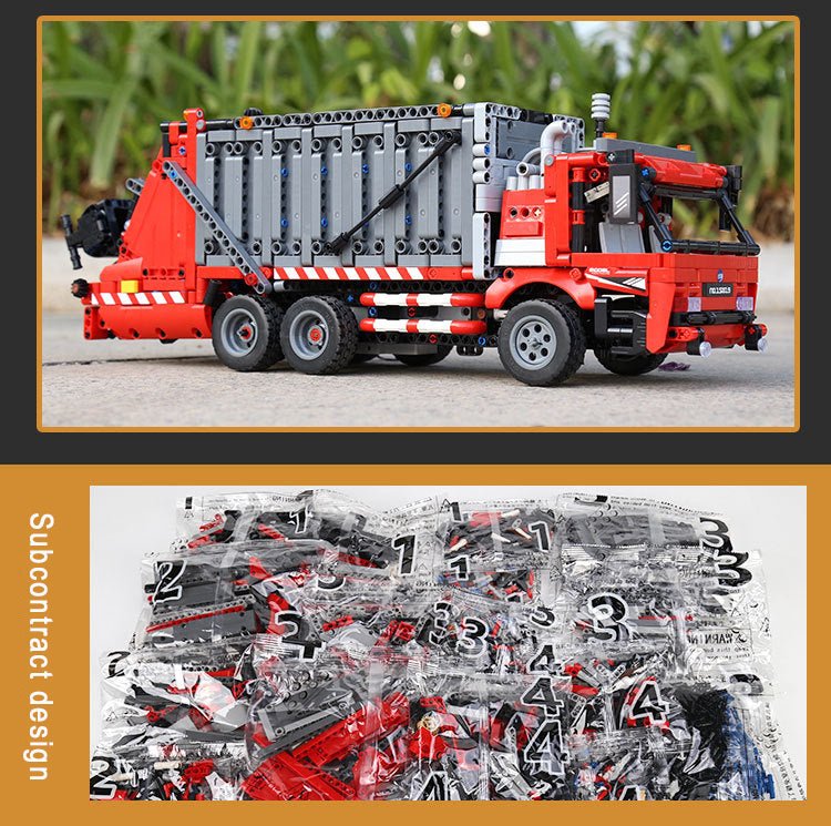 Urban Garbage Collection Truck | 1689pcs