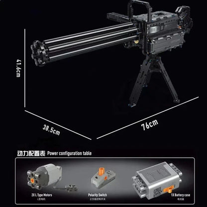 Gatling Cannon Gun | 1808pcs
