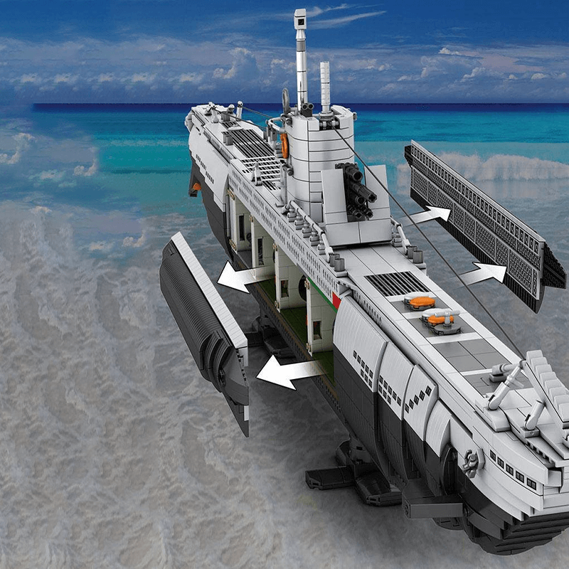 German U Boat | 3986pcs