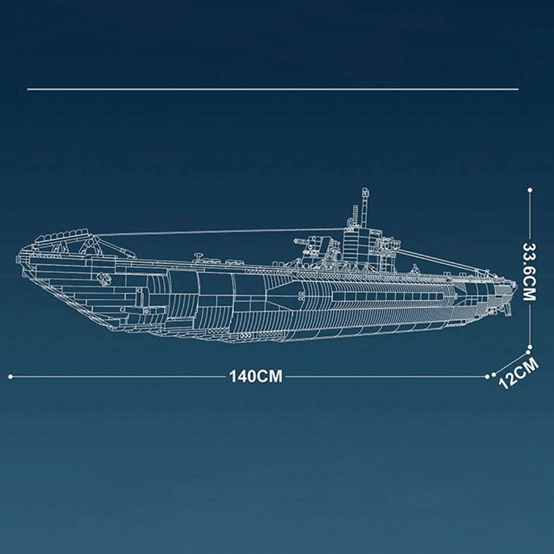 German U Boat | 3986pcs