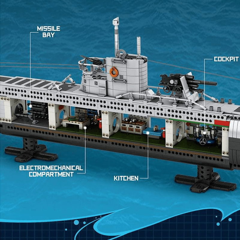 German U Boat | 3986pcs