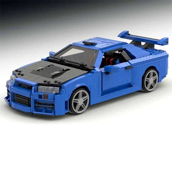 JDM Twin-Turbo Street Beast R34 | 1285pcs