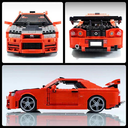 JDM Twin-Turbo Street Beast R34 | 1285pcs