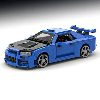 JDM Twin-Turbo Street Beast R34 | 1285pcs