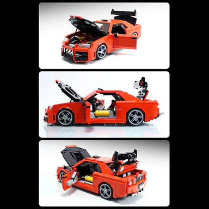 JDM Twin-Turbo Street Beast R34 | 1285pcs