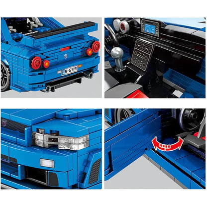 JDM R34 Twin-Turbo Street Legend | 833pcs