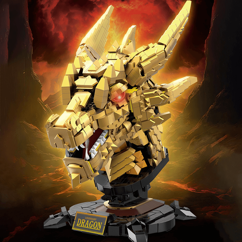 Gold Edition Dragon Head | 2571pcs