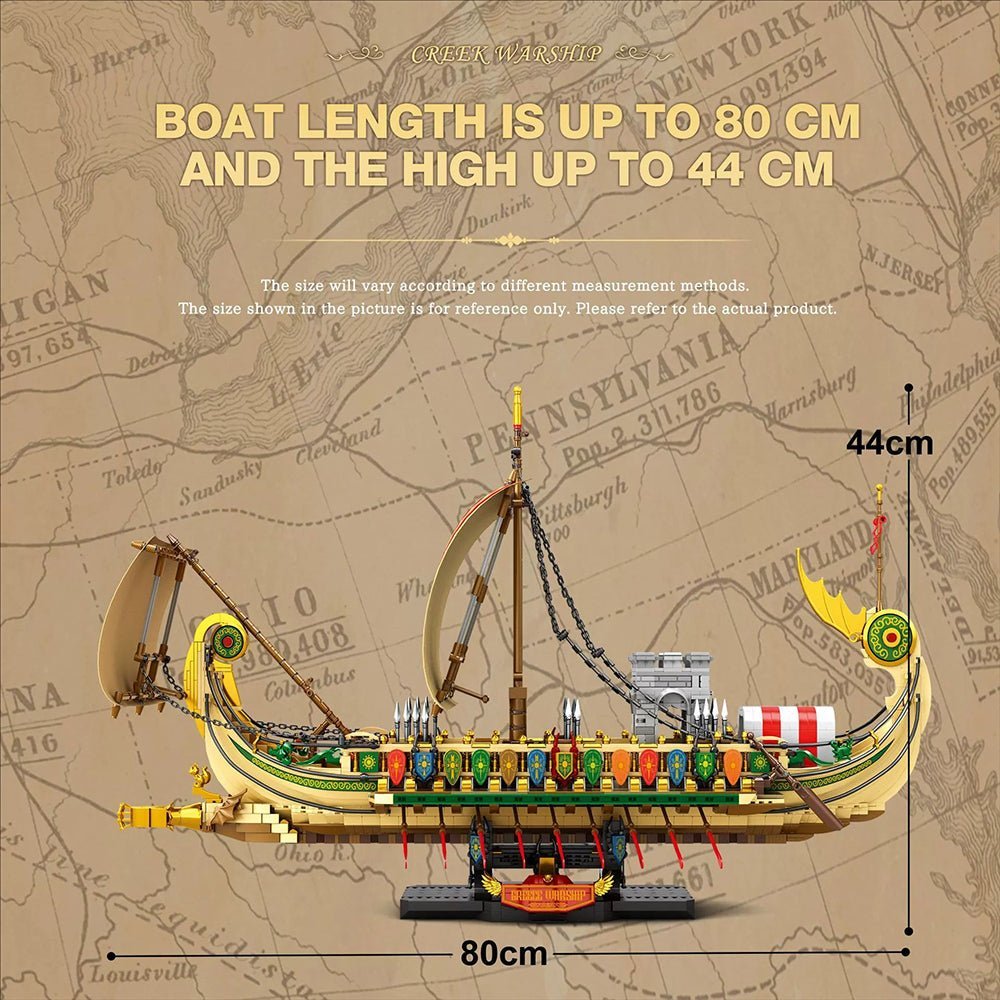 Greek Warship | 2982pcs