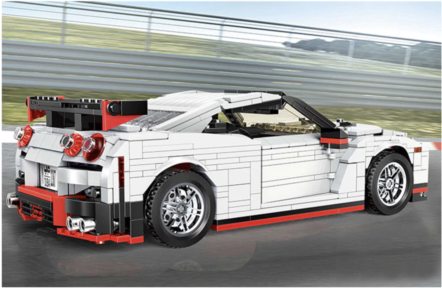R35 GTR Godzilla White | 1024pcs