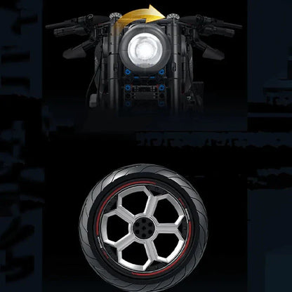 Custom V-Twin Muscle Cruiser | 2049pcs